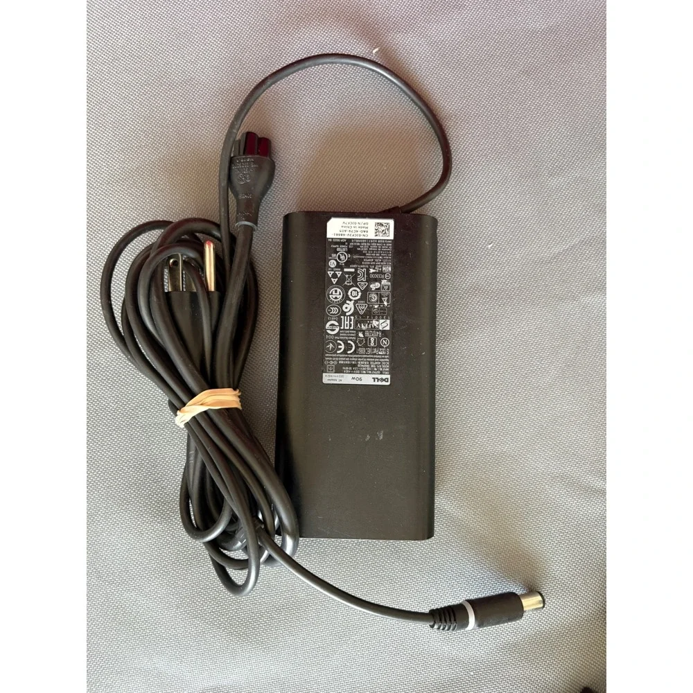 Dell 90W AC Adapter Power Supply DA90PM130 0JCF3V 19.5V 4.62A Slim Black